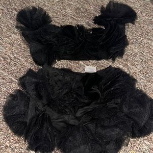 Two piece tulle short-set NWT size small perfect for pregnancy shoots/pictures